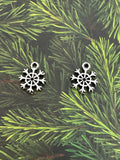 Silver Snowflake Charms