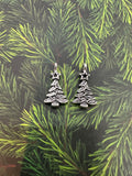 Silver Christmas Tree Charms and  Snowmen Charms