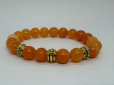 Orange Carnelian Beads Size 8mm