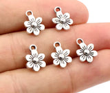 Double Sided Flower Charms