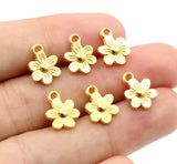 Double Sided Flower Charms