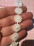 White Daisy Flower Trim