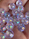 Acrylic Clear AB Rainbow Beads - 10mm