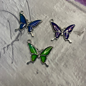 colour changing butterfly pendants,