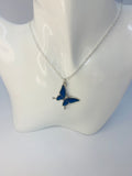 Colour Changing Butterfly Mood Necklace - FREE POSTAGE