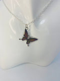 Colour Changing Butterfly Mood Necklace - FREE POSTAGE