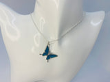 Colour Changing Butterfly Mood Necklace - FREE POSTAGE