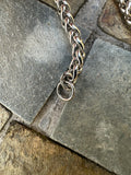 Stainless Steel Bracelet 21cm(8.3 ") long, Chain Size: 5mm