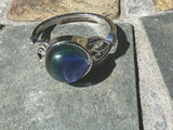 Colour Changing Costume Mood Ring With Velvet Pouch