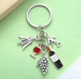 Wine Lover’s Keyring – Unique Gift for Wine Enthusiasts