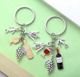 Wine Lover’s Keyring – Unique Gift for Wine Enthusiasts