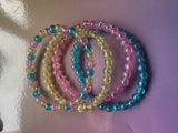 Colourful Handmade Stackable Stretch Bracelets