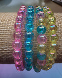 Colourful Handmade Stackable Stretch Bracelets