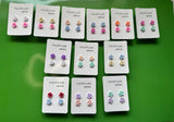 Handmade Resin Flower Earrings – Imperfect 2 Pairs