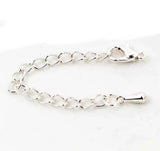 Silver or Gold 50mm Extension Chains for Bracelets and Necklaces