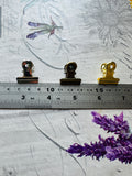 Small Bulldog Clips in Silver, Gold and Bronze