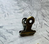 Small Bulldog Clips in Silver, Gold and Bronze