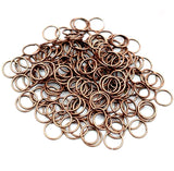 Bronze or Red Copper 12mm Jewellery Settings and Connectors - Jump Rings