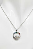 crystal flower necklace uk