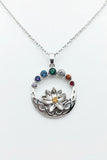 crystal flower necklace uk