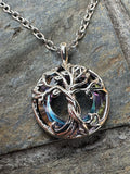 Tree of Life Pendant Necklace – Abalone Style