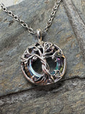 Tree of Life Pendant Necklace – Abalone Style