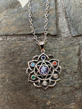 Chakra Pendant Necklace – Seven Chakra Crystals