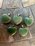 Natural Aventurine Heart Pendants | Jewellery Making Supplies UK