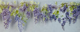 Japanese Wisteria Flower 50mm PET Masking Tape