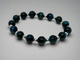 Blue Tiger Eye Gemstone Beads 8mm