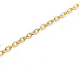 Gold Stainless Steel Chain 2.5 x 2mm