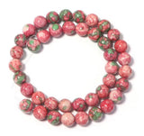 Rain Flower Jasper Beads 8mm | UK Bead Store