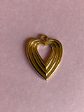 Gold Plated Heart Pendant