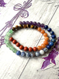 7 Chakra Gemstone Bead Set Size 8mm