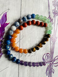 7 Chakra Gemstone Bead Set Size 8mm