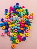Rainbow Pony Beads 6mm