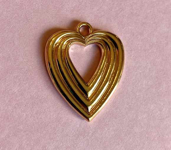 Gold Plated Heart Pendant