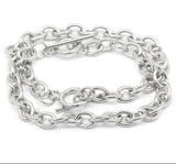 Silver Toggle Clasp Bracelet 20cm or 7.5 inches