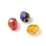 Small Electroplate Teardrop Glass Beads | UK Bead Shop