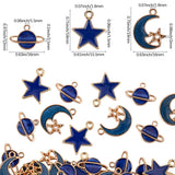 moon, stars and planet charms uk