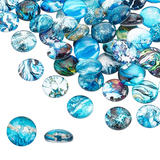 12mm Ocean/Beach Glass Cabochon
