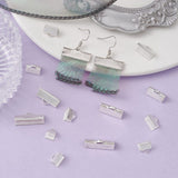 Ribbon Ends, Silver, Multi Size Pack Hole: 2mm