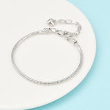 Platinum European Style Bracelet