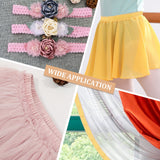 Polyester Yellow Stretch Frilly Edge Lace Trim 20mm – Elastic Lace Edging for Sewing, Crafts & Journaling UK