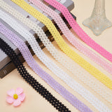 Polyester Yellow Stretch Frilly Edge Lace Trim 20mm – Elastic Lace Edging for Sewing, Crafts & Journaling UK