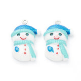 Christmas Resin Snowman Pendants