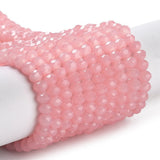 Imitation Pink Jade Beads 4mm x 3mm Faceted Rondelle Reach Compliant