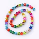 Painted Glass Bead Strand 8mm | UK Based