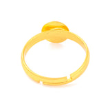 9ct Gold Plated 6mm Ring Pad