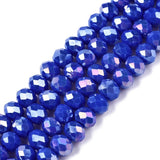 Royal Blue Rondelle Bead Strand 6mm x 4mm